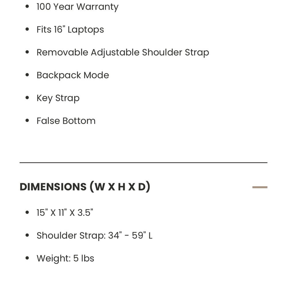 Brand new Saddleback Brown Leather Men's Bag - Picture 6 of 6